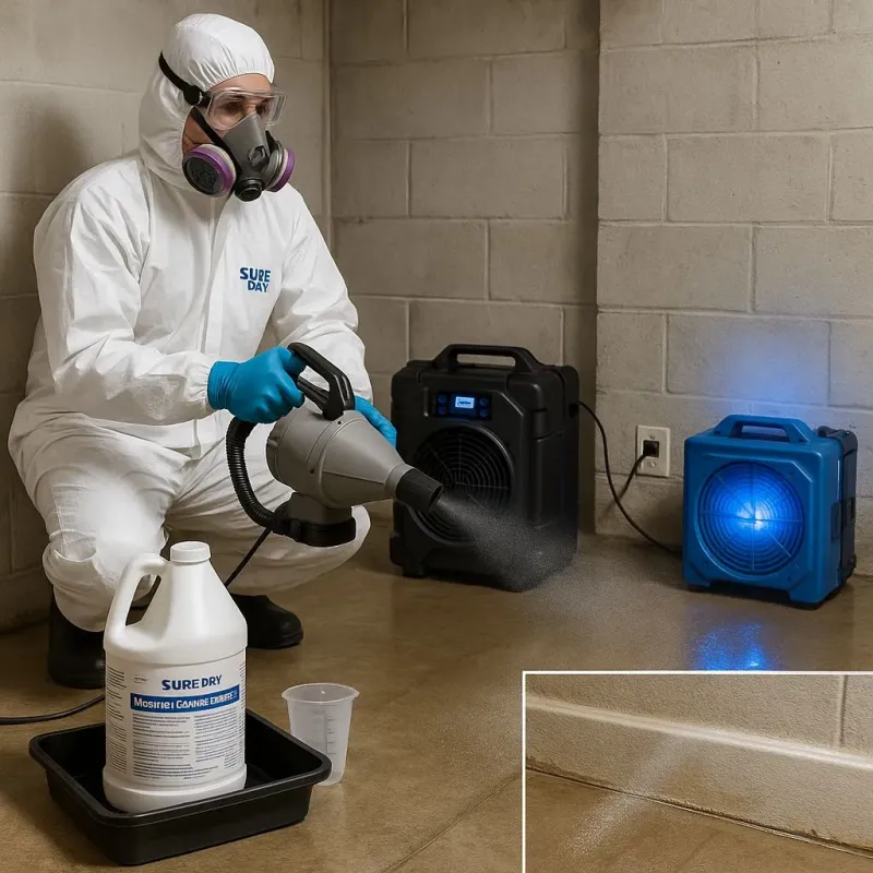 Sanitization and Odor Removal process in Mineral Point, WI
